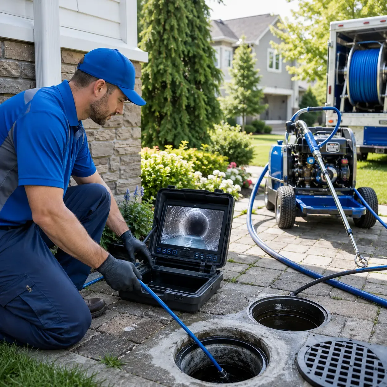 Outdoor drain cleaning professionals serving Millersview, TX